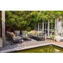 Jordan zahradní lounge set s lavicí pro 3 - Mid Grey