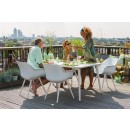Sophie Studio Zahradní Jídelní Židle s područkami - žlutá
