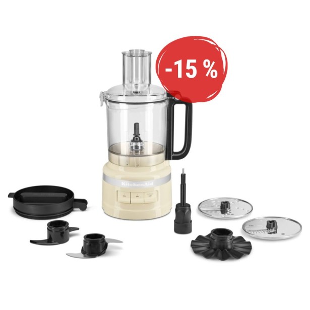 KitchenAid Food Processor 5KFP0921 - mandlová (2,1 l)