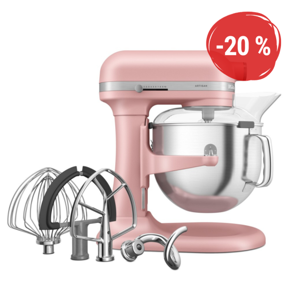 Kuchyňský robot KitchenAid 5KSM70SHX - růžová matná