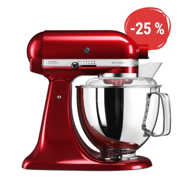 Kuchyňský robot KitchenAid Artisan 5KSM175 - červená metalíza