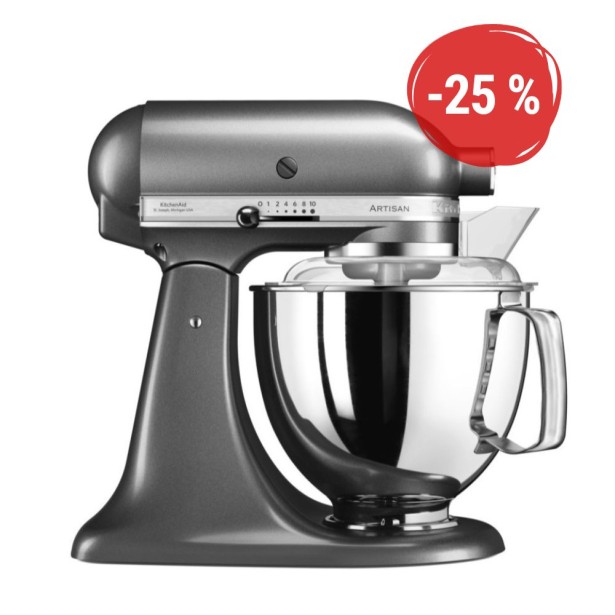 Kuchyňský robot KitchenAid Artisan 5KSM175 - stříbřitě šedá