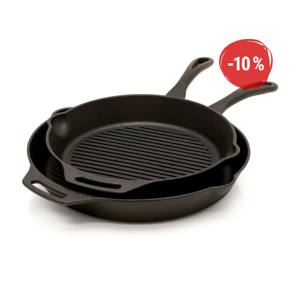 Petromax grilovací litinová pánev s rukojetí gp30 - 30 cm