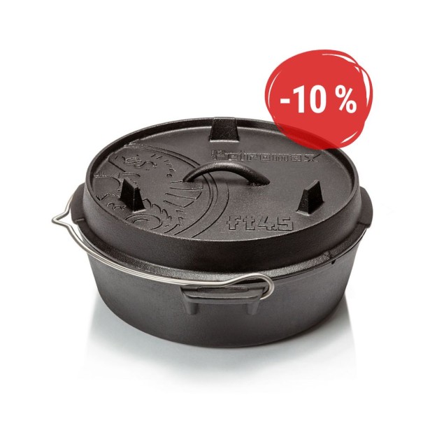 Petromax litinový kotlík Dutch Oven ft4,5 - 22 cm, 3,5 l