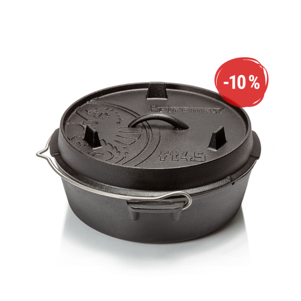 Petromax litinový kotlík Dutch Oven ft4,5 - 22 cm, 3,5 l
