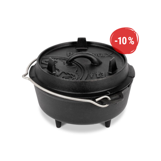 Petromax litinový kotlík Dutch Oven s nožičkami ft3 - 18 cm, 1,6 l