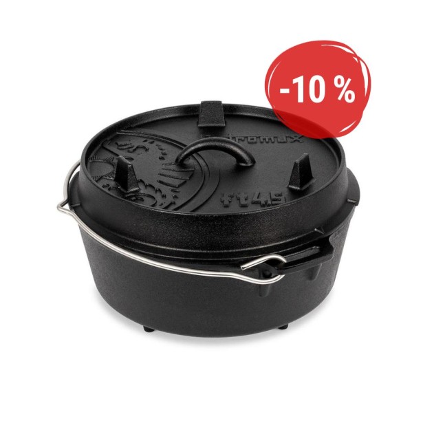 Petromax litinový kotlík Dutch Oven s nožičkami ft4,5 - 22 cm, 3,5 l