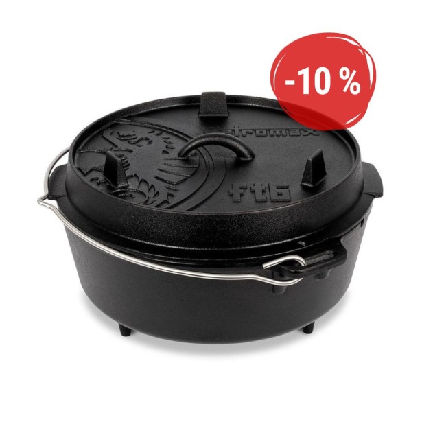 Petromax litinový kotlík Dutch Oven s nožičkami ft6 - 26 cm, 5,5 l