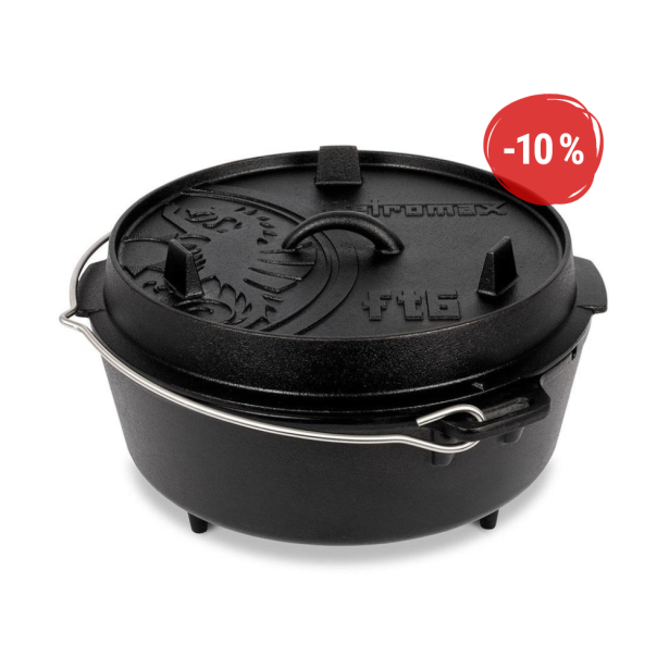 Petromax litinový kotlík Dutch Oven s nožičkami ft6 - 26 cm, 5,5 l