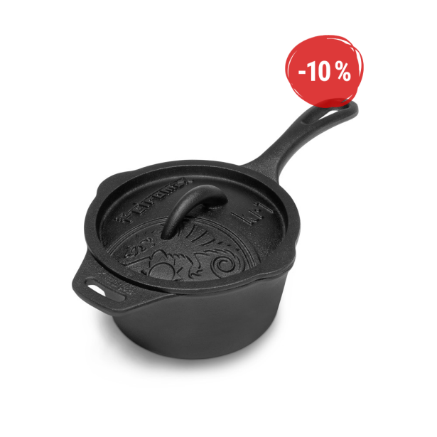 Petromax litinový rendlík s rukojetí 1 l