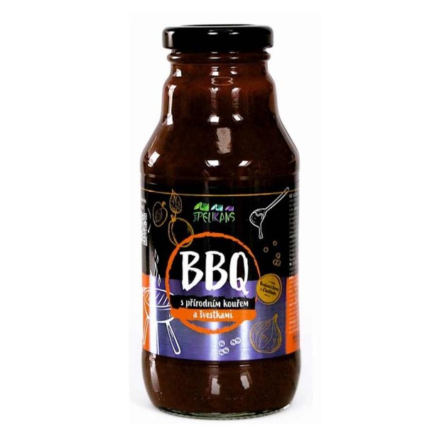 BBQ omáčka s přírodním kouřem a švestkami 360g