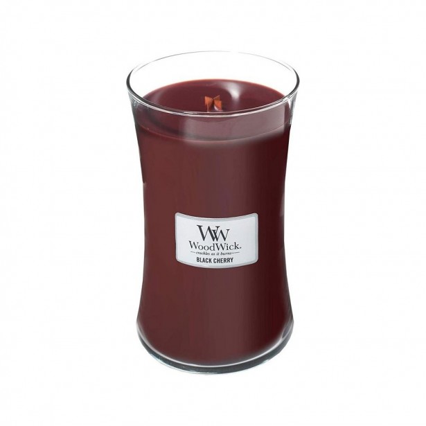 WoodWick sklo velké - Black Cherry