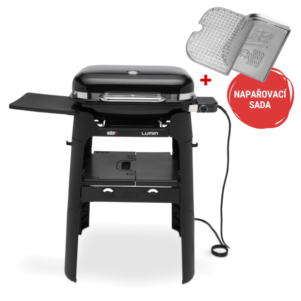 Elektrický gril Weber Lumin se stojanem