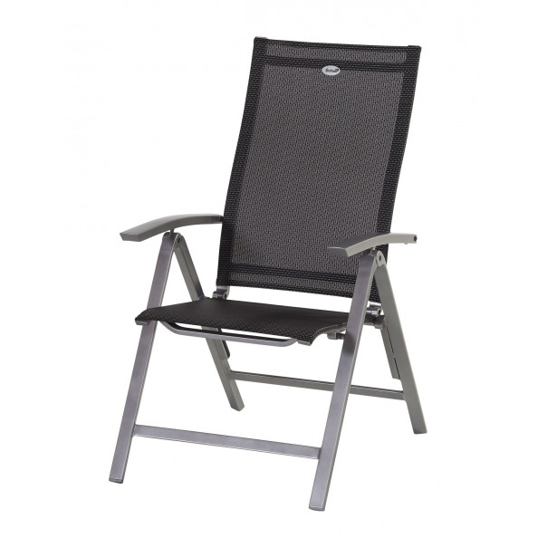 Jídelní židle Patricio - skládací, stříbrná