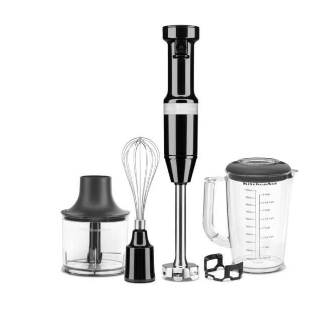 KitchenAid tyčový mixér s příslušenstvím 5KHBV83 - černá