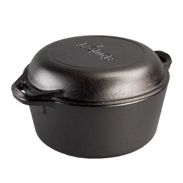 Litinový combo hrnec Double Dutch Oven Lodge 4,7 l