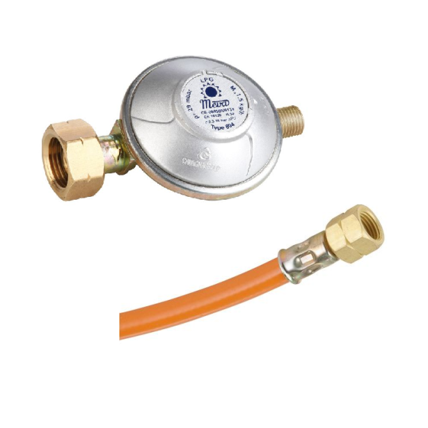 Set plynové hadice s regulátorem tlaku 30 mbar a koncovkou G1/4L