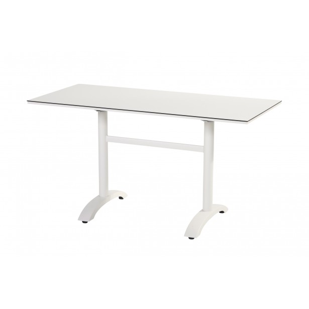 Sklopný Zahradní stůl Sophie Bistro 138 x 68 cm - bílý