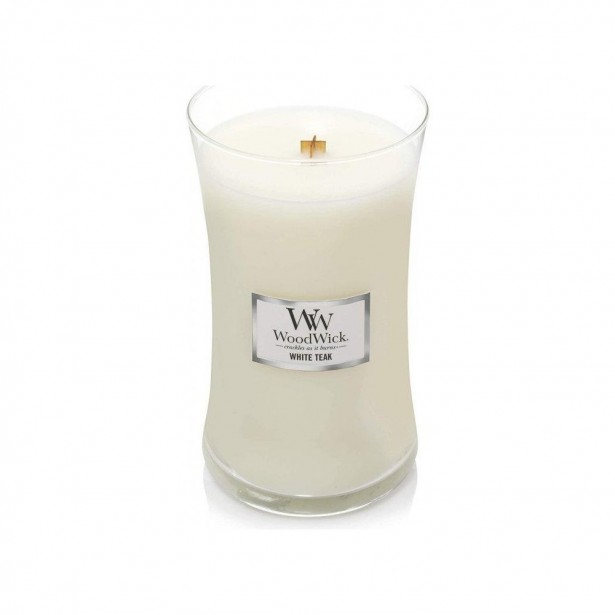 WoodWick sklo velké - White Teak