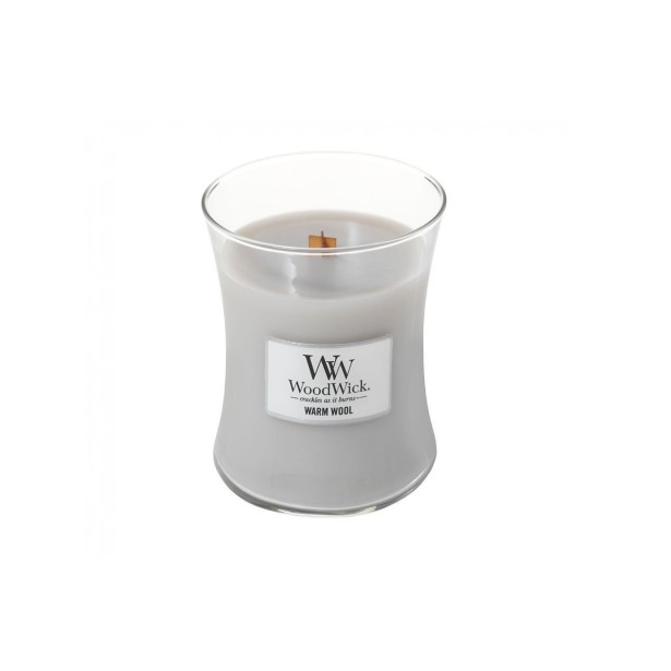 WoodWick sklo malé - Warm Wool