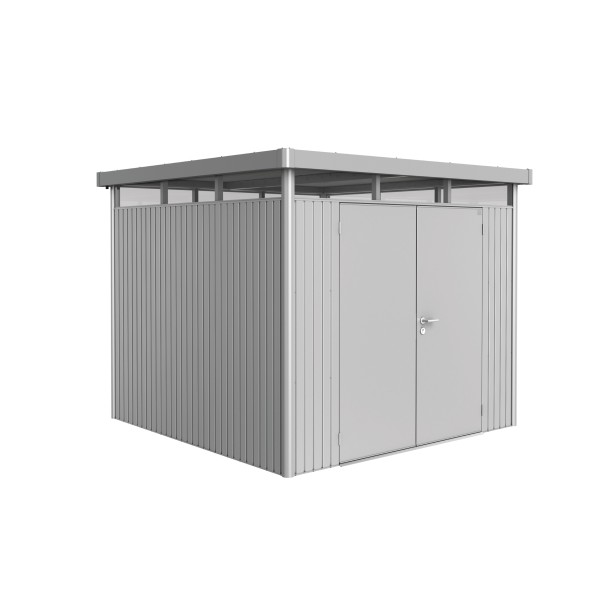 HighLine H4 - dvoukřídlé dveře, stříbrný