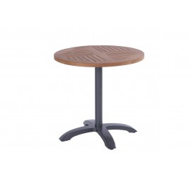 Sklopný zahradní stůl Sophie Bistro Teak průměr 70 cm - xerix