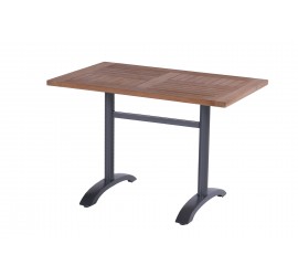 Sklopný zahradní stůl Sophie Bistro Teak 110 x 70 cm - xerix
