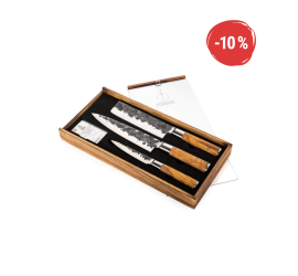 Forged Olive - 3-dílná sada nožů