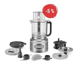 KitchenAid Food Processor 5KFP1319 - stříbrná (3,1 l)