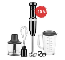 KitchenAid tyčový mixér s příslušenstvím 5KHBV83 - černá