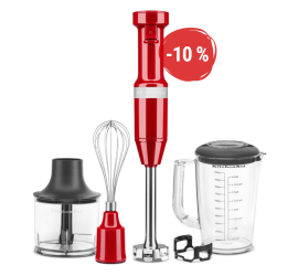 KitchenAid tyčový mixér s příslušenstvím 5KHBV83 - královská červená