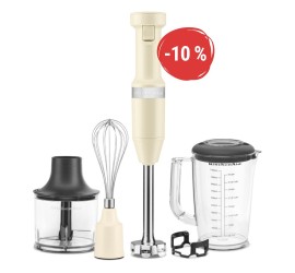 KitchenAid tyčový mixér s příslušenstvím 5KHBV83 - mandlová