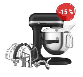 Kuchyňský robot KitchenAid 5KSM70SHX - černá litina