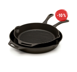 Petromax grilovací litinová pánev s rukojetí gp30 - 30 cm