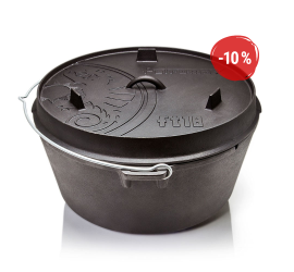 Petromax litinový kotlík Dutch Oven ft18 - 34 cm, 16,1 l