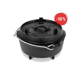 Petromax litinový kotlík Dutch Oven s nožičkami ft3 - 18 cm, 1,6 l