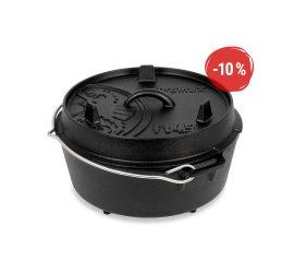 Petromax litinový kotlík Dutch Oven s nožičkami ft4,5 - 22 cm, 3,5 l