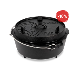 Petromax litinový kotlík Dutch Oven s nožičkami ft6 - 26 cm, 5,5 l