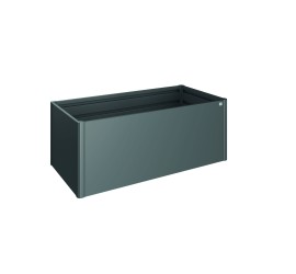 Vyvýšený záhon - 2 x 1 m, tmavě šedý