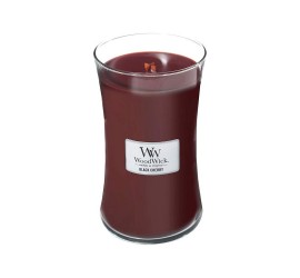 WoodWick sklo velké - Black Cherry