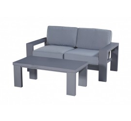 Luxusní zahradní sedačka Titan pro 2 a lounge stůl