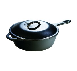 Hluboká litinová pánev Lodge 26 cm s poklicí