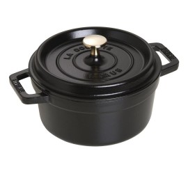Litinový hrnec Staub 20 cm, černý