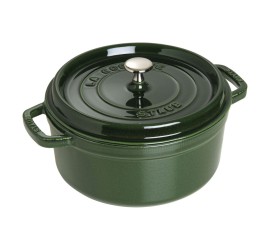 Litinový hrnec Staub 24 cm, bazalka