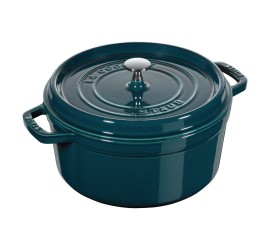 Litinový hrnec Staub 26 cm, mořská modř
