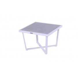 Zahradní Konferenční stolek Luxor 64 x 64 cm - bílý