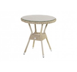 Melania lounge stolek - natural taupe