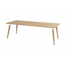 Zahradní jídelní stůl Sophie Teak 240 x 100 cm - bílý