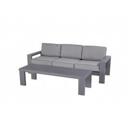 Luxusní zahradní sedačka Titan pro 3 a lounge stůl
