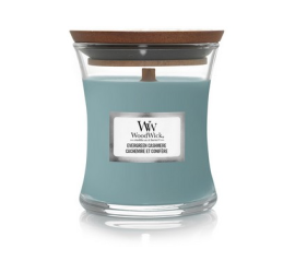 WoodWick sklo malé - Evergreen Cashmere